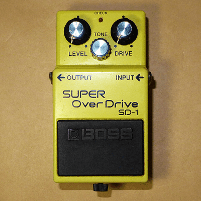 Boss SD-1 Super Overdrive 1981 - 1988 Made In Japan | Reverb