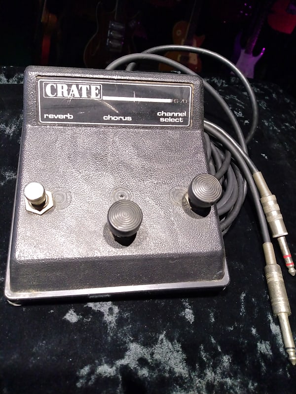 Crate 3 Button Foot switch Reverb