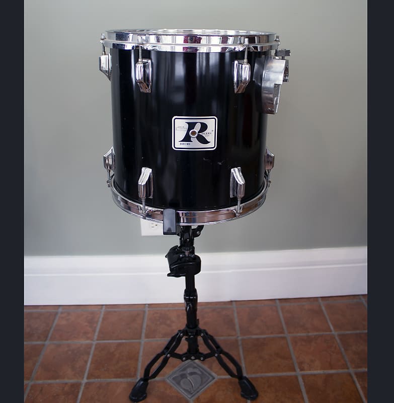 Rogers XP8 Big R 13 x 12 Ebony Tom Drum Reverb