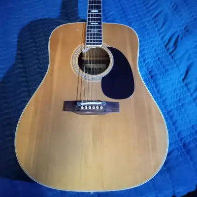 Epiphone FT-150 Dreadnought Acoustic  1977 Natural Made In Japan Norlin Era By Gibson image 3