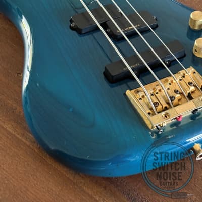 Fernandes SWB-75 Bass, Spector Style, Trans Blue, MIJ, 1992 | Reverb