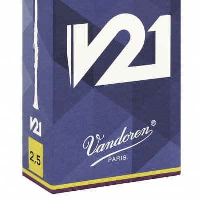 Vandoren V21 2.5 strength Clarinet reeds, 10 count image 3