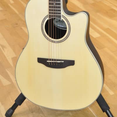 OVATION APPLAUSE Balladeer AB24 4S Natural Satin / Mid Depth Acoustic/Electric Folk Guitar / AB24-4S image 2