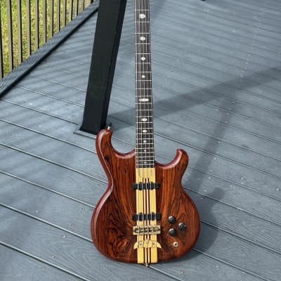 Alembic Persuader PMSB-5 5 String Bass 1988 - a stunning Bocate Top signed by Stanley, Victor, Marcus, Chick, Herbie & many more. image 2