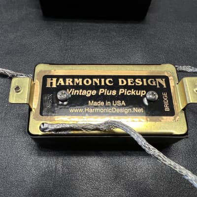 Harmonic Design  Z-90 Pickup Set  Black Loud and Proud Single coils w/ rings and screws image 8