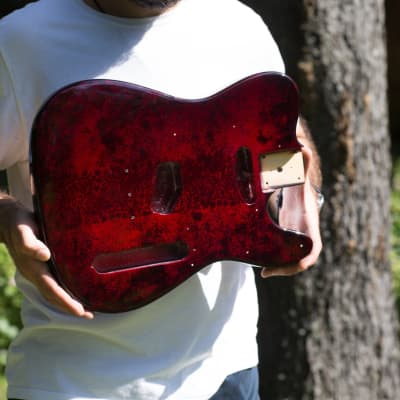 Telecaster "Bloody Sunset" (Only Body) image 3