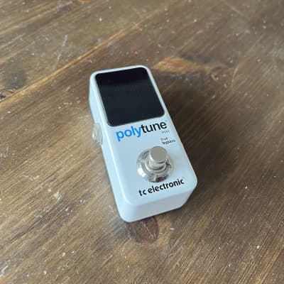 TC Electronic PolyTune Mini Tuning Pedal 2010s - White for sale