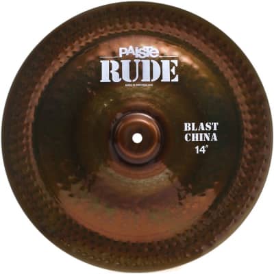 Paiste 14 inch RUDE Blast China Cymbal image 1