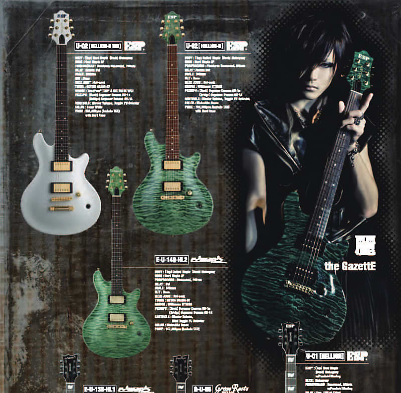 Edwards E-U-HL2 Hellion 2010 Malachite Green Uruha Gazette | Reverb