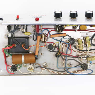 1965 Guild Thunder 1 Model T1-12 Black Vintage Electric Guitar Amplifier 12” Speaker Small Tube Combo Amp image 23