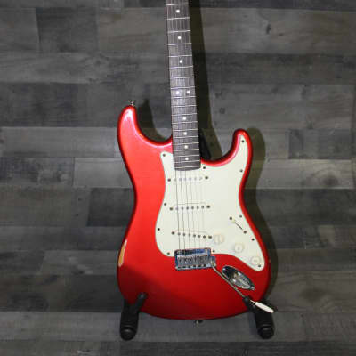 Fender Stratocaster 2002 Candy Apple red with Original Case image 2