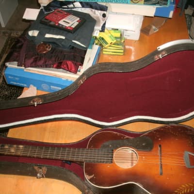 1940's? 1950's? Richter arch top round hole acoustic guitar for sale