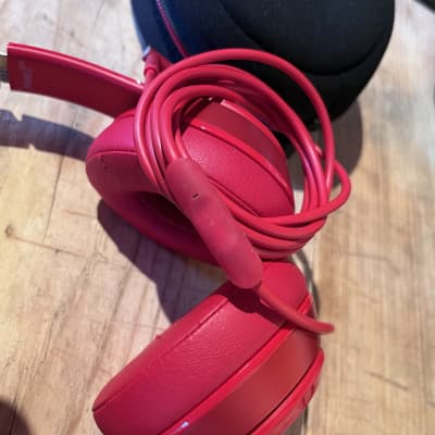 Beats by Dre Solo2 On-Ear Headphones 2010s - Red 1/8 inch 3.5mm image 6