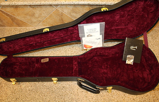 Gibson Les Paul Hard Shell Custom Shop Case with Key 1959 RI Reverb