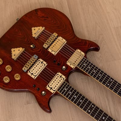 1978 Greco GOW-1500 Double Neck 6 & 12 String Vintage Electric Guitar, Japan w/ Maxon PU-2 image 8