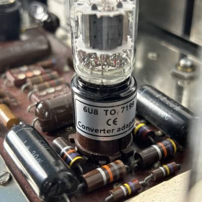 Dynakit ST-70 Stereo Power Amplifier 1963 - Chrome / Charcoal Brown  w/ Original Box image 12