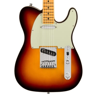 Fender American Ultra Telecaster Electric Guitar Ultraburst, Maple Fretboard image 1