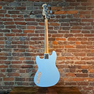 Mario Guitars Serpentine Bass w/ Gig Bag (2023 - Sonic Blue Relic) image 13