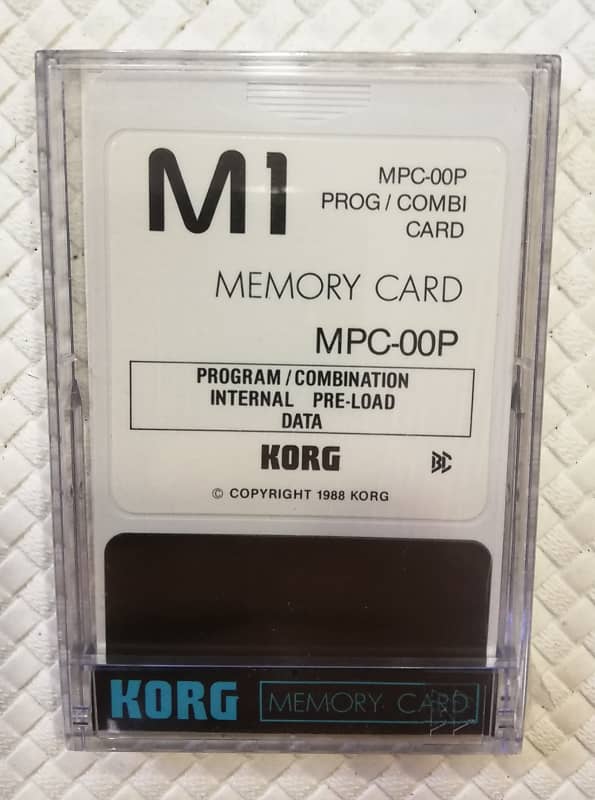 Korg M1 MEMORY CARD MPC-00P FACTORY PRESET image 1