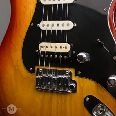 GJ2 Guitars - Glendora NLT -  HSS - Cherry Sunburst - Birdseye Maple Neck - Used image 8