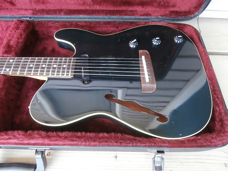Rare Circa 1990 Fender HMT Thinline Telecaster Electric Guitar w/ Case! Lace Sensor, Bound Body! image 1