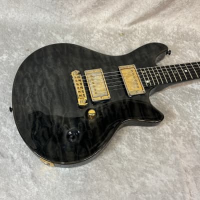 Edwards by ESP Hellion E-U-HL2 guitar in transparent black finish for sale