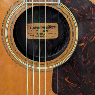 Washburn Spirit, Solidbody Thinline Acoustic Guitar + Mi-SI Motif + Impulse Responses (Fender Acoustasonic/Highway Series Dreadnought Alternative) image 9