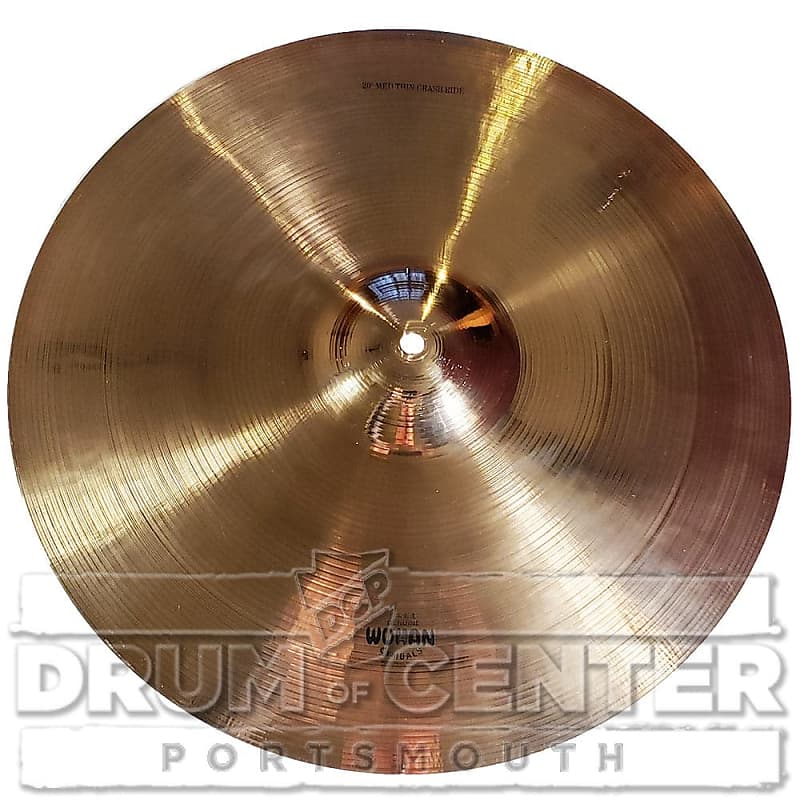 Wuhan Medium Thin Crash/Ride Cymbal 20" Reverb