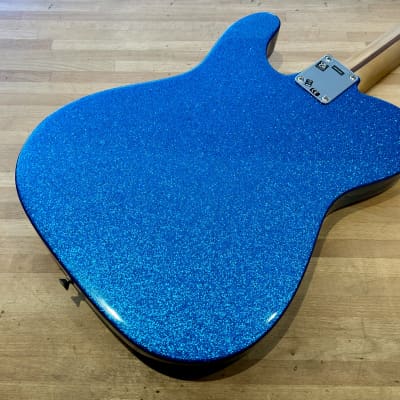 Fender  J Mascis Signature Telecaster 2022 - Bottle Rocket Blue Flake + Gigbag image 5
