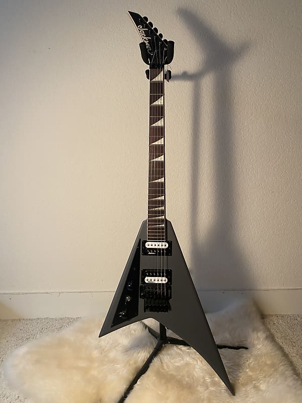 LEFT HANDED 2019 Jackson JS32LRR “Randy Rhoads” - Gunmetal Gray image 1
