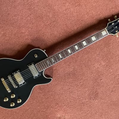 Jedson 1970s Vintage Les Paul Black Made In Japan MIJ Lawsuit Era Superior Copy for sale