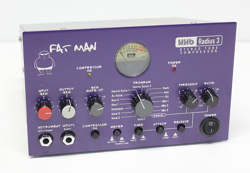 HHB Fatman Radius Stereo Tube Compressor TLA TL Audio Fat Man | Reverb