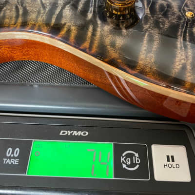 PRS Custom 24 Lefty Wood Library Quilted Maple 10 Top Torrefied Maple Neck Brazilian FB - Burnt Maple Leaf 356131 image 14