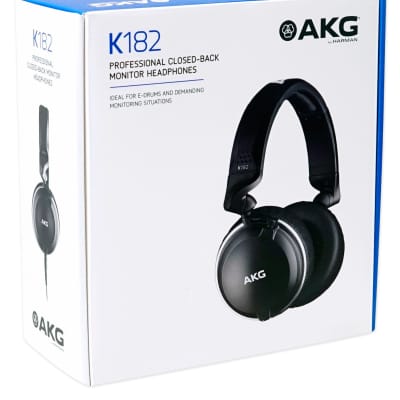 AKG K182 Professional Closed-Back Recording Studio Monitor Headphones/Swivel image 6