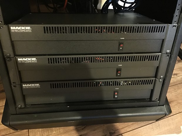 Mackie 220 watt power supply 2000s Black