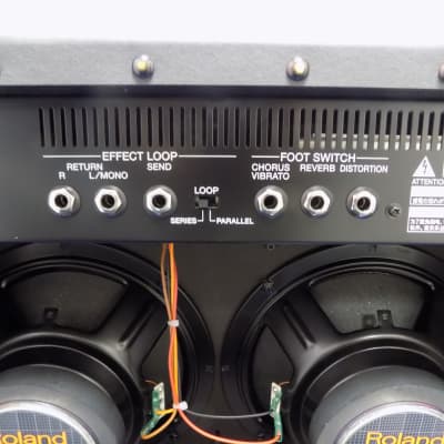 Roland JC-40 Jazz Chorus 2x10" 40-watt Stereo Combo Guitar Amplifier image 7