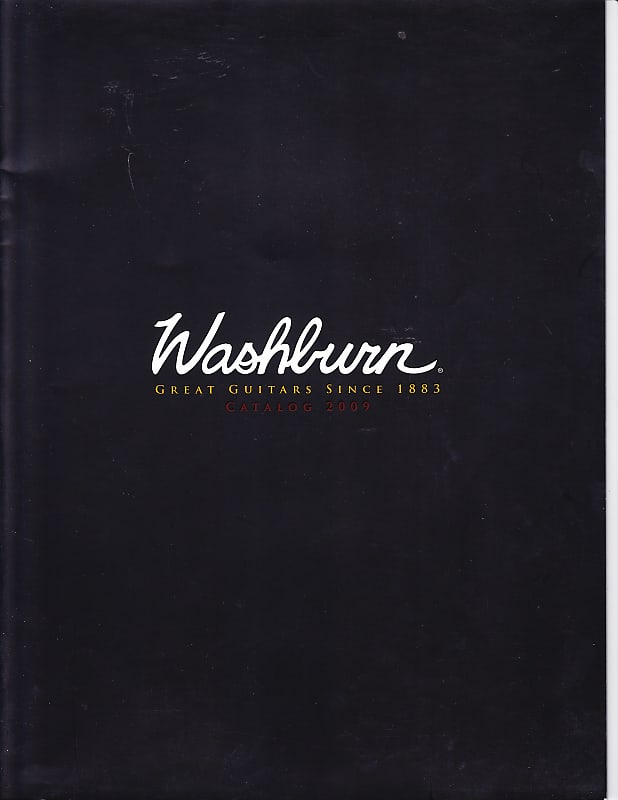 Washburn Product Catalog 2009 Black / Full Color image 1