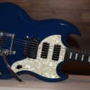 1999 Gibson SG Deluxe Ice Blue / Ebony fingerboard / 6 pos switch / 3 mini humbucker / Maestro trem