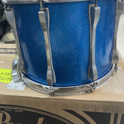 Ludwig 10x14 Field Snare Blue Sparkle image 7
