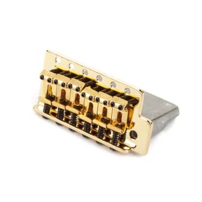 Fender ® Mexico Strat Stratocaster Gold Tremolo Bridge Assembly