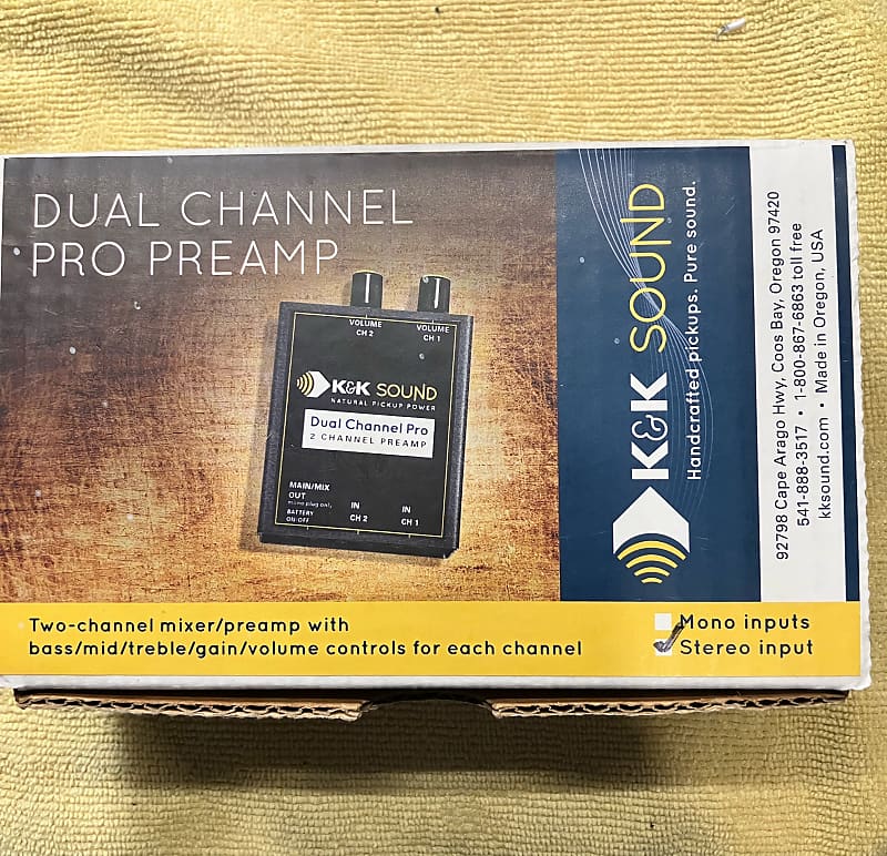K & K Dual Channel Pro Preamp Reverb
