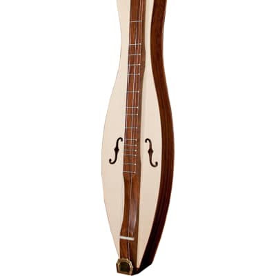Roosebeck DMCRT4 Mountain Dulcimer 4String Cutaway Upper Bout F-Holes Scrolled Pegbox w/Pick & Toner image 1