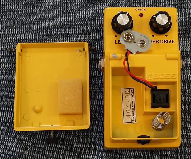 1984 Boss OD-1 Overdrive. MIJ black label. Great shape | Reverb
