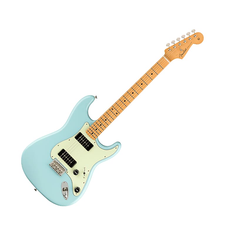 Fender Noventa Stratocaster Daphne Blue Alder Maple SS | Reverb France