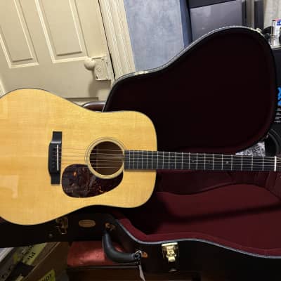 Martin d 18 style. Custom d dreadnought body Natural image 1