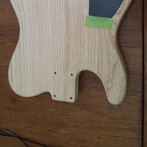 Warmoth Telecaster Hollow Body  Unfinished Quilted Maple image 2