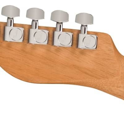 Fender American Acoustasonic Telecaster Acoustic Electric Guitar. All-Mahogany, Ebony Fingerboard, Natural image 7