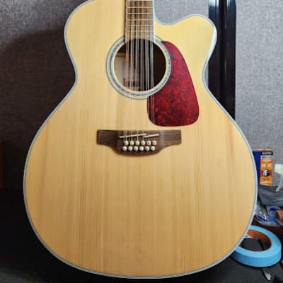 Takamine GJ72CE-12 NAT G70 Series 12-String Jumbo Cutaway Acoustic/Electric Guitar Natural Gloss image 1