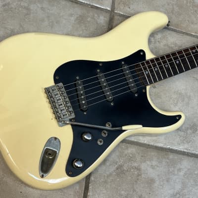 1979 Greco Japan MIJ SE600J Super Sound FujiGen Jeff Beck Guitar Olympic White image 1