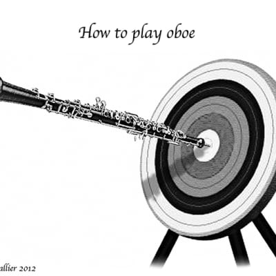 Telemann - Sonata in A minor - for oboe and piano + humor drawing print image 4